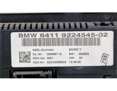 Mandos Climatizador BMW Serie 3 Berlina  2 0 320d [2 0 Ltr  - 120 kW 16V Diesel]