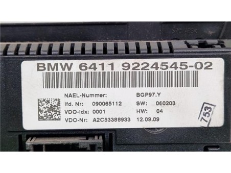 Mandos Climatizador BMW Serie 3 Berlina  2 0 320d [2 0 Ltr  - 120 kW 16V Diesel]