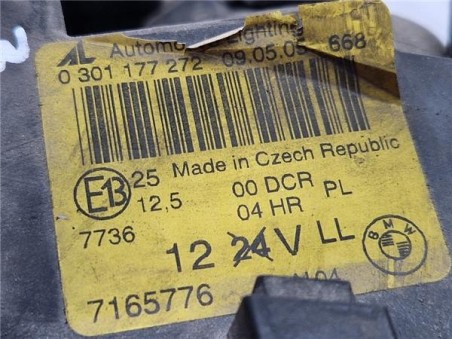 FARO XENON DERECHO BMW Serie 3 Touring  2 0 320d [2 0 Ltr  - 110 kW 16V Diesel CAT]