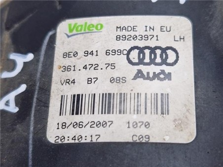 Faro Antiniebla Izquierdo Audi A4 Berlina  2 0 TDI 16V  [2 0 Ltr  - 103 kW TDI]