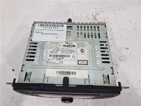 Radio / Cd Dacia Sandero II  1 5 Ambiance [1 5 Ltr  - 55 kW dCi Diesel FAP CAT]