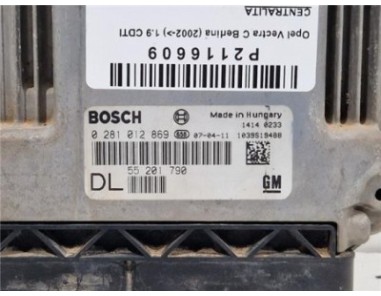 Centralita Opel Vectra C Berlina  1 9 CDTI