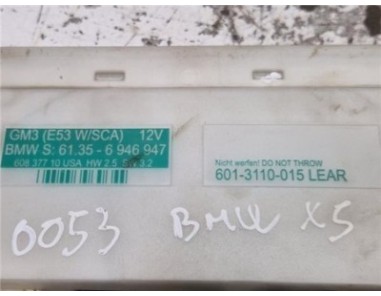 Modulo Confort BMW Serie X5  3 0d [3 0 Ltr  - 160 kW Turbodiesel CAT]