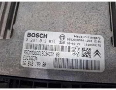 Centralita Peugeot PARTNER Furgón 1 6 HDi