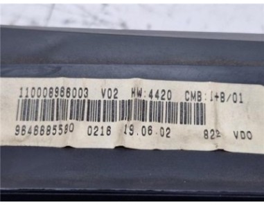 Cuadro Instrumentos Citroen Xsara Picasso  2 0 HDi