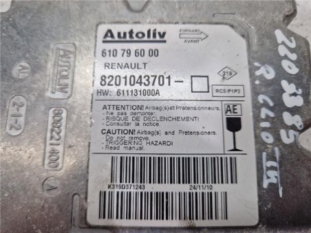 Centralita Airbag Renault Clio III  1 5 dCi 