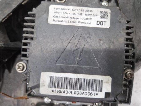 FARO XENON DERECHO Mazda CX-7 ER  2 2 Active [2 2 Ltr  - 127 kW Turbodiesel CAT]