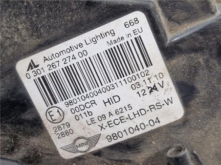 FARO XENON DERECHO Mini Countryman  1 6 Cooper D All4 [1 6 Ltr  - 82 kW Diesel CAT]