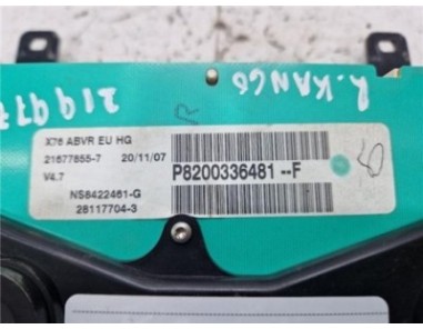 Cuadro Completo Renault Kangoo I  1 5 dCi