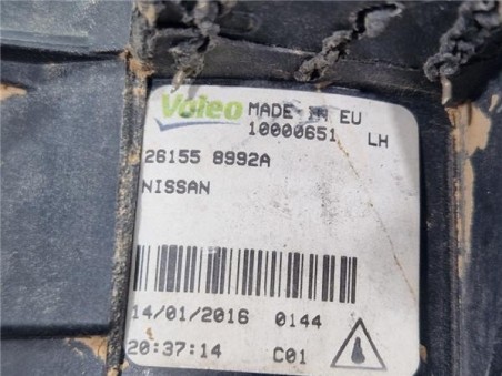Faro Antiniebla Izquierdo Nissan Juke I  1 5 Acenta [1 5 Ltr  - 81 kW Turbodiesel CAT]