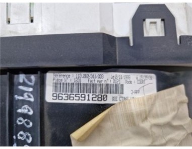 Cuadro Instrumentos Peugeot 106  1 5 Max D [1 5 Ltr  - 42 kW Diesel CAT ]