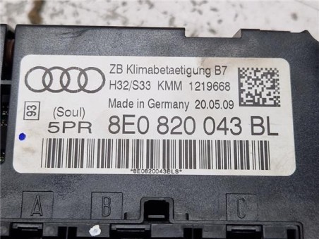 Mandos Calefaccion / Aire Acondicionado Seat Exeo Berlina  2 0 Sport [2 0 Ltr  - 125 kW TDI]