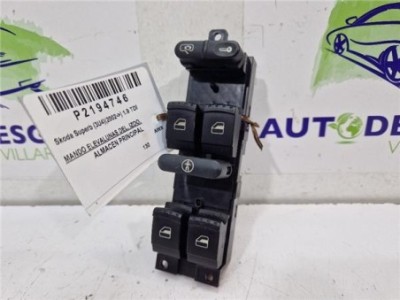 MANDO ELEVALUNAS DELANTERO IZQUIERDO Skoda Superb  1 9 TDI