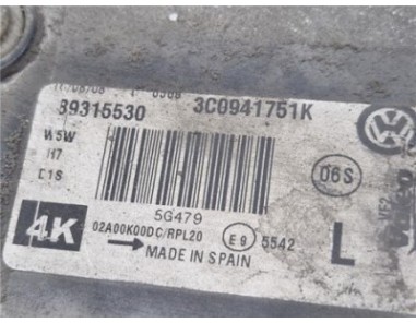 FARO XENON IZQUIERDO Volkswagen Passat Variant  2 0 TDI 16V