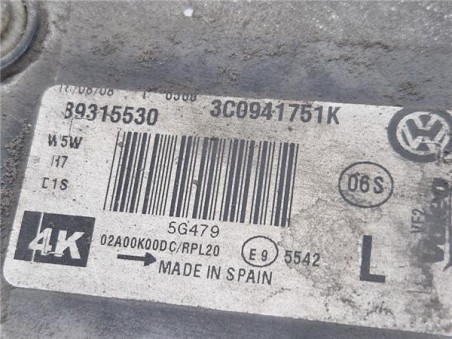 FARO XENON IZQUIERDO Volkswagen Passat Variant  2 0 TDI 16V