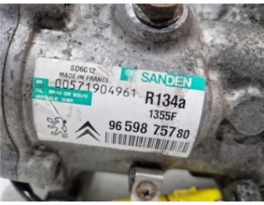Compresor Aire Acondicionado Peugeot 308  1 6 HDi