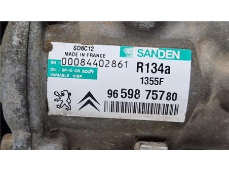 Compresor Aire Acondicionado Peugeot 308  1 6 Confort [1 6 Ltr  - 66 kW 16V HDi]