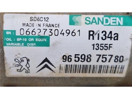 Compresor Aire Acondicionado Peugeot 207 1 4 HDi 