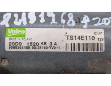 Motor Arranque Peugeot 207 1 4 HDi 