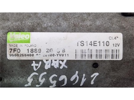 Motor Arranque Citroen Xsara Picasso  1 6 HDi