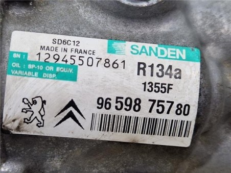 Compresor Aire Acondicionado Citroen C4 Berlina  1 4 16V