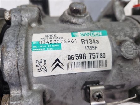 Compresor Aire Acondicionado Peugeot 207  1 6 Sport [1 6 Ltr  - 66 kW 16V HDi]