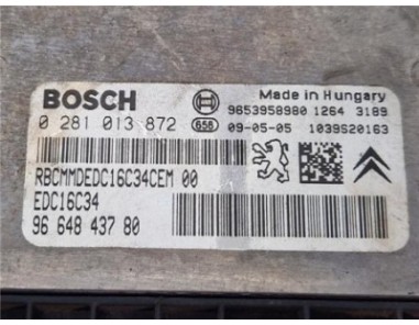 Centralita Peugeot 207  1 6 Sport [1 6 Ltr  - 66 kW 16V HDi]