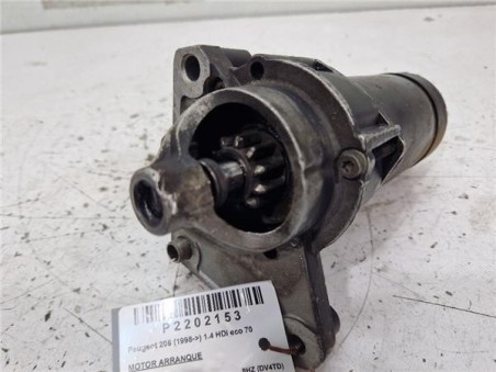 Motor Arranque Peugeot 206  1 4 HDi eco 70