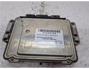 Centralita motor uce Peugeot 206  1 4 HDi eco 70