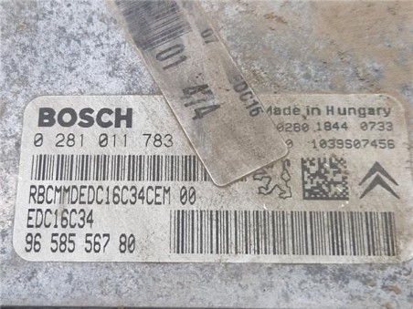 Centralita motor uce Peugeot 206  1 4 HDi eco 70