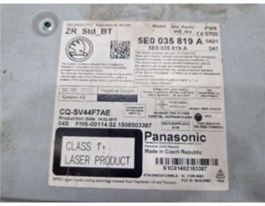 Radio / Cd Skoda Octavia Berlina  1 6 Ambition [1 6 Ltr  - 77 kW TDI DPF]