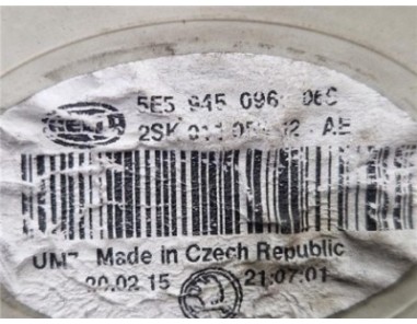 Piloto Trasero Derecho Skoda Octavia Berlina  1 6 Ambition [1 6 Ltr  - 77 kW TDI DPF]