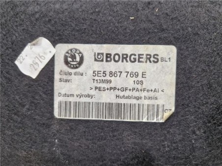 Bandeja Trasera Skoda Octavia Berlina  1 6 Ambition [1 6 Ltr  - 77 kW TDI DPF]