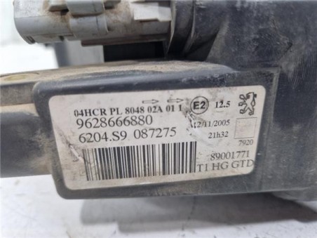 Faro Delantero Izquierdo Peugeot 206  1 4 i