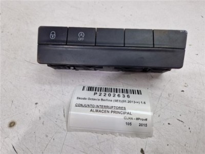 Conjunto Interruptores Skoda Octavia Berlina  1 6 Ambition [1 6 Ltr  - 77 kW TDI DPF]