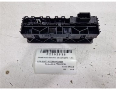 Conjunto Interruptores Skoda Octavia Berlina  1 6 Ambition [1 6 Ltr  - 77 kW TDI DPF]