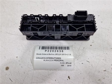 Conjunto Interruptores Skoda Octavia Berlina  1 6 Ambition [1 6 Ltr  - 77 kW TDI DPF]
