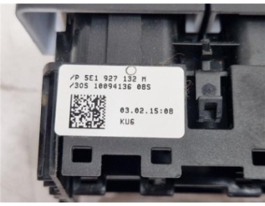 Conjunto Interruptores Skoda Octavia Berlina  1 6 Ambition [1 6 Ltr  - 77 kW TDI DPF]