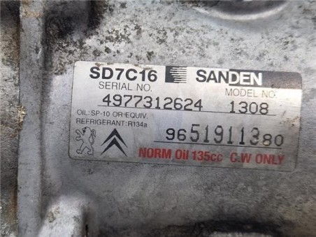 Compresor Aire Acondicionado Citroen Grand C4 Picasso  2 0 HDi