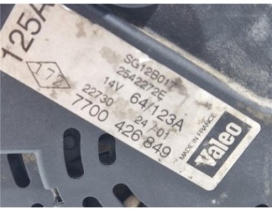 Alternador Renault Laguna II  1 9 dCi 