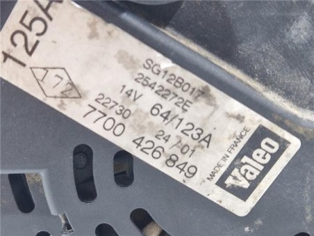 Alternador Renault Laguna II  1 9 dCi 