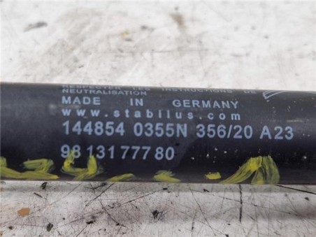 Amortiguador Porton Trasero Derecho Citroen C3  1 2 Feel Pack [1 2 Ltr  - 60 kW 12V VTi / PureTech]