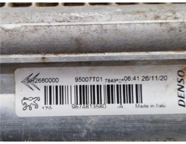 Condensador Citroen C3  1 2 Feel Pack [1 2 Ltr  - 60 kW 12V VTi / PureTech]