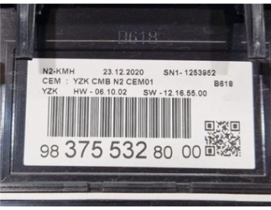 Cuadro Instrumentos Citroen C3  1 2 Feel Pack [1 2 Ltr  - 60 kW 12V VTi / PureTech]