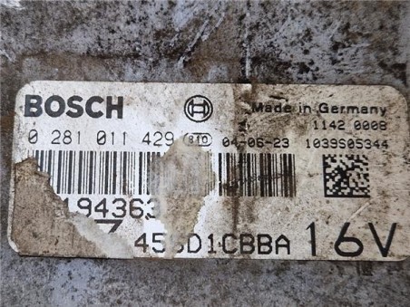 Centralita Alfa Romeo 147  1 9 JTD 16V Distinctive [1 9 Ltr  - 103 kW JTD 16V CAT]