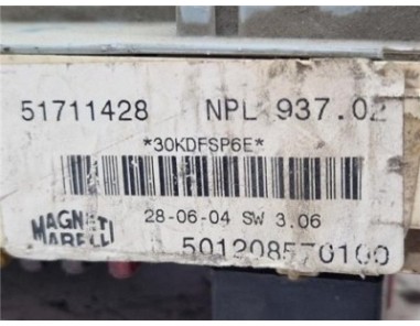 Centralita Alfa Romeo 147  1 9 JTD 16V Distinctive [1 9 Ltr  - 103 kW JTD 16V CAT]