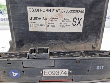 Mandos Climatizador Alfa Romeo 147  1 6 T Spark Progression [1 6 Ltr  - 88 kW 16V CAT]