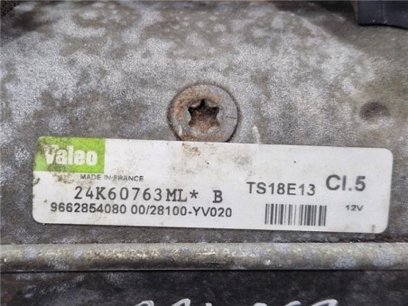 Motor Arranque Citroen C4 Berlina  1 6 Collection [1 6 Ltr  - 80 kW HDi CAT ]