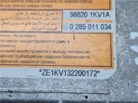 Centralita Airbag Nissan Juke I  1 6 Acenta [1 6 Ltr  - 86 kW 16V CAT]