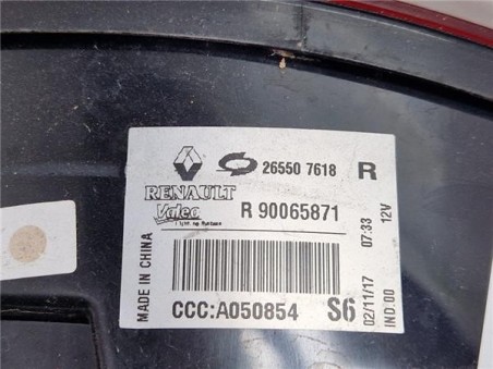 Piloto Porton Trasero Derecho Renault Koleos II  2 0 Zen [2 0 Ltr  - 130 kW dCi Diesel FAP Energy]